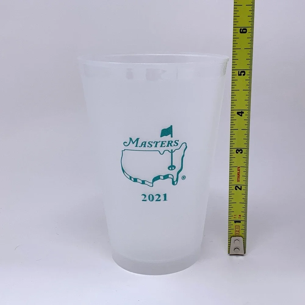 19 x 2021 Masters August National Golf Plastic Drinking Cups Frosted Collectible